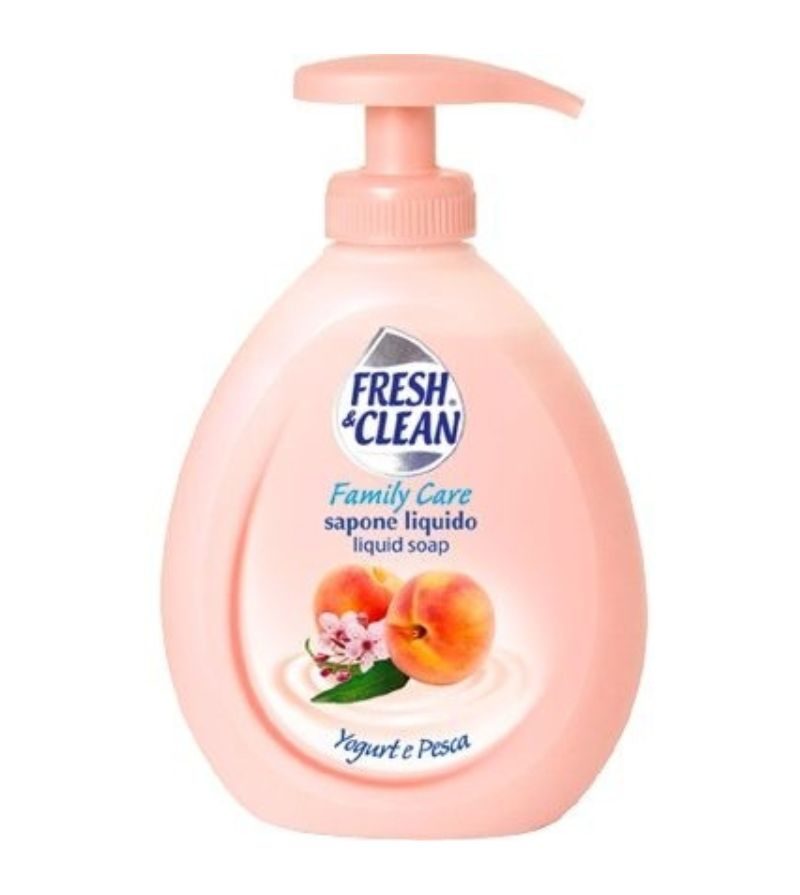 FRESH e CLEAN – Sapone Liquido Yogurt E Pesca – 300Ml