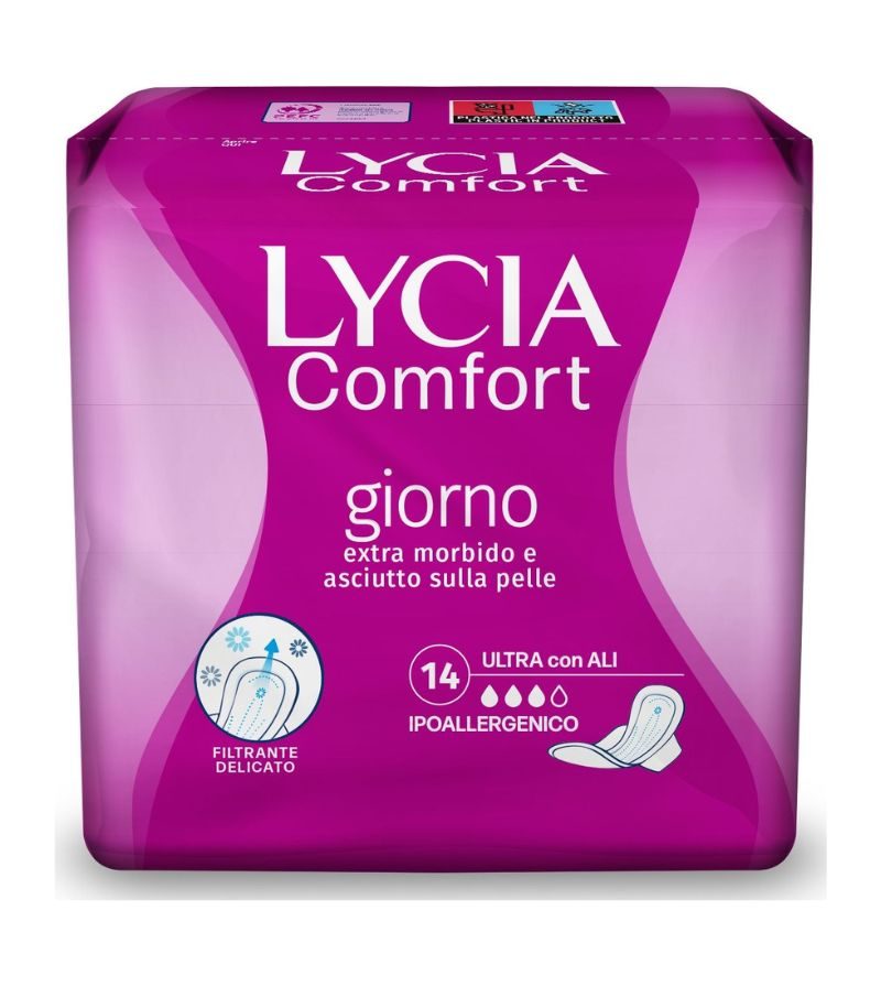 LYCIA – Assorbenti Ultrasottili Con Ali – 14Pz