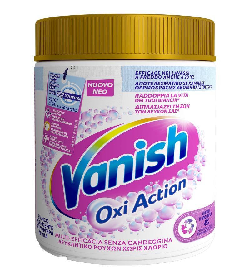 VANISH – Smacchiatore In Polvere Bianco – 500Gr