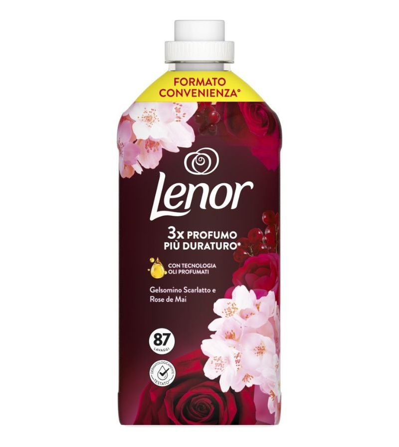 LENOR – Ammorbidente Gelsomino Scarlatto – 87Lav
