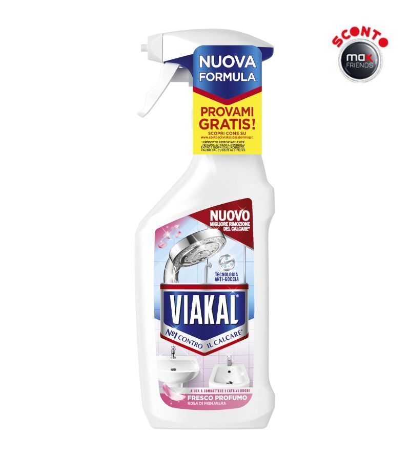 VIAKAL – Anticalcare Spray Fresco Profumo – 470Ml