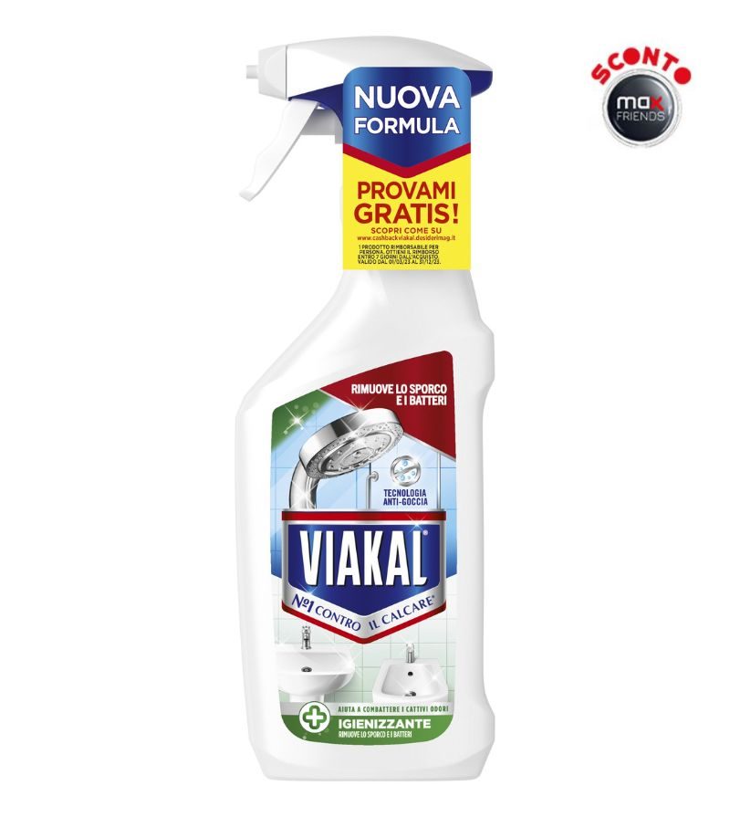 VIAKAL – Anticalcare Spray Igienizzante – 470Ml