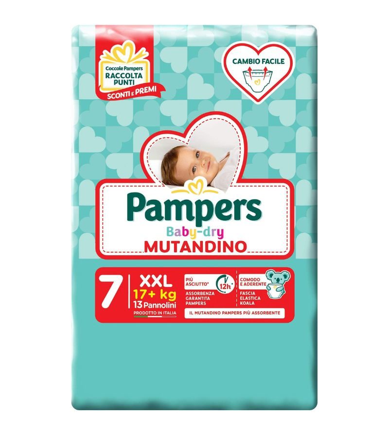 PAMPERS – Pannolini Baby Dry Mutandino Xxl – 13Pz