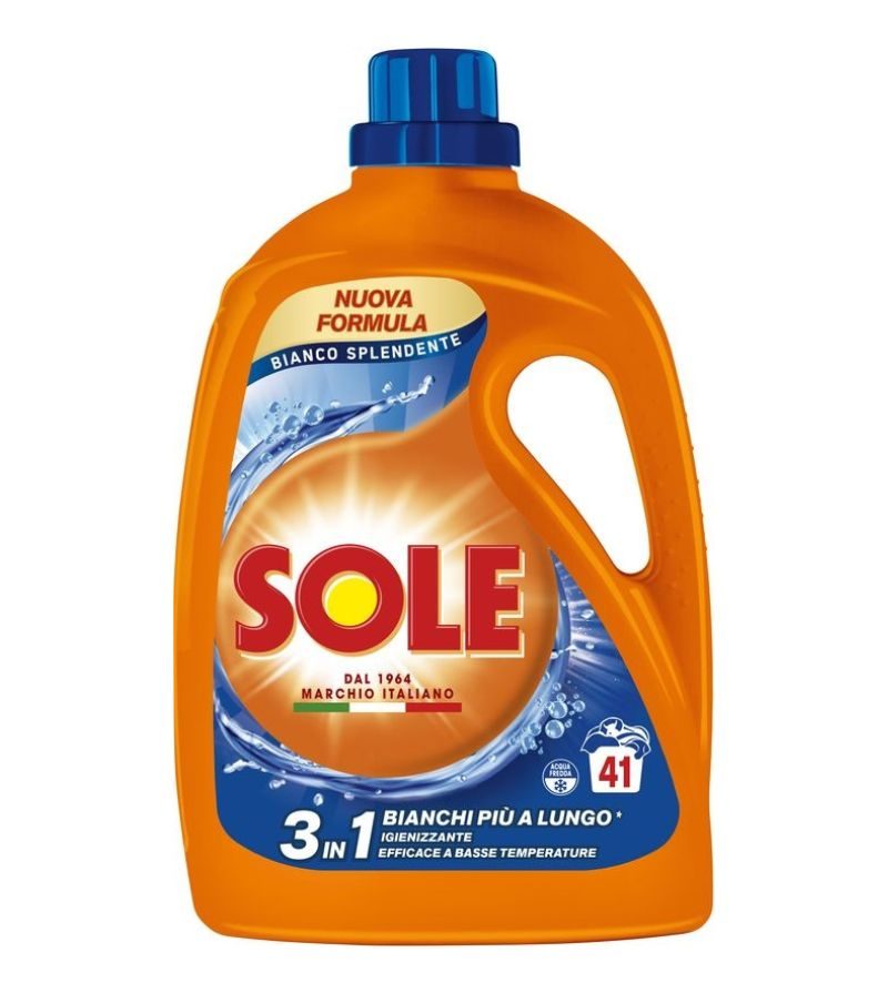 SOLE – Detersivo Lavatrice Liquido Bianco – 41Lav