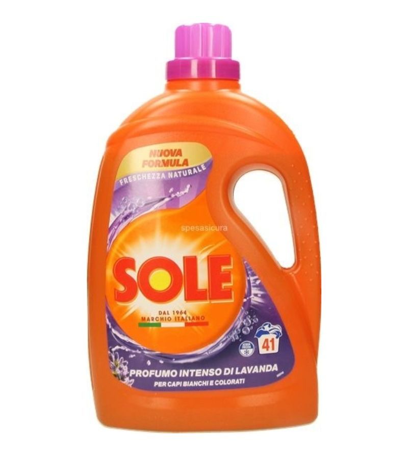 SOLE – Detersivo Lavatrice Liquido Lavanda – 41Lav