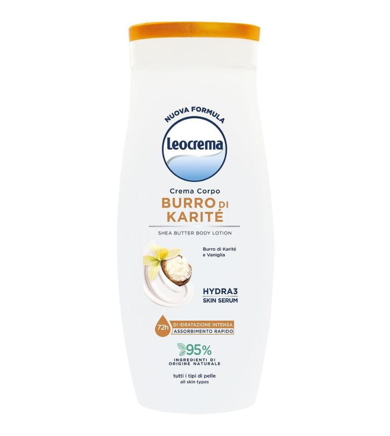 LEOCREMA – Crema Corpo Fluida Karite’ – 250Ml