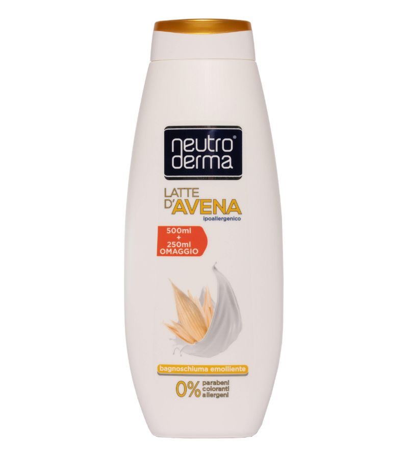 NEUTRODERMA – Bagnoschiuma Latte D’Avena – 750Ml