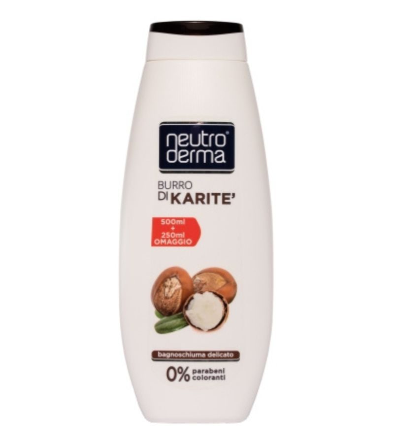 NEUTRODERMA – Bagnoschiuma Burro Karite’ – 750Ml