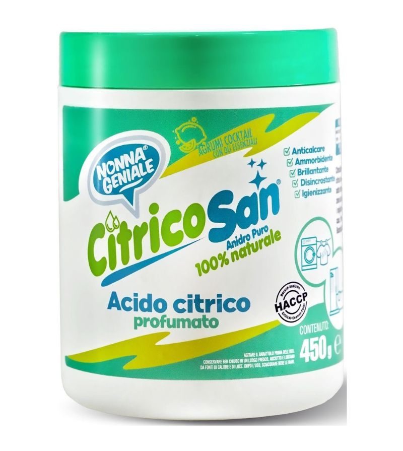 NONNA GENIALE – Acido Citrico Profumato – 450Gr