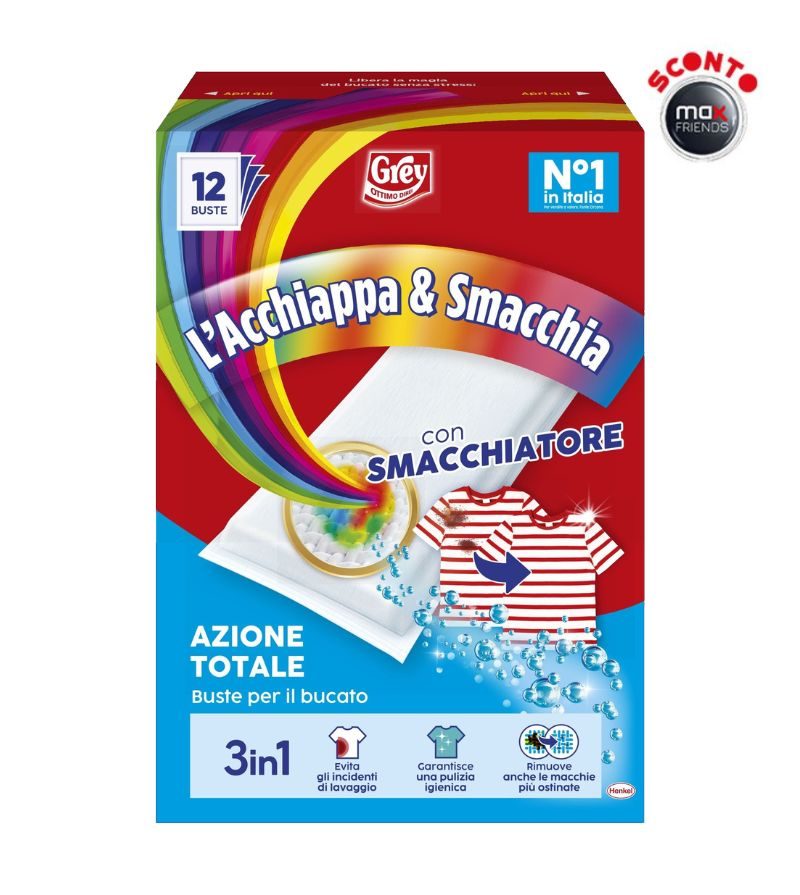 GREY – Acchiappa E Smacchia – 12 Buste