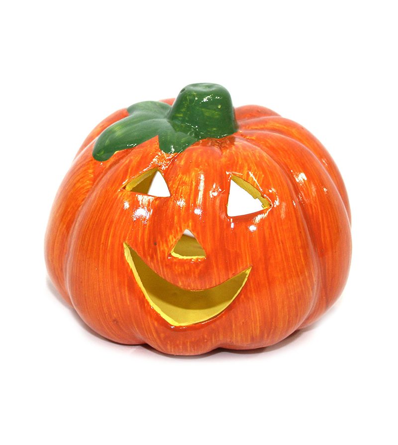 DECORAZIONE HALLOWEEN – Zucca Portacandela