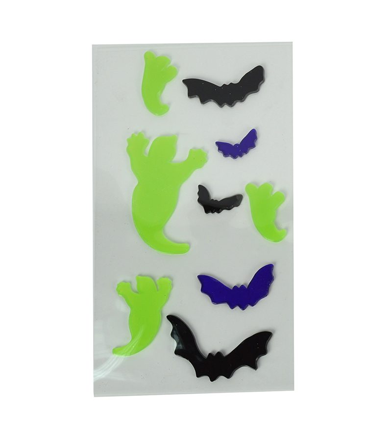 DECORAZIONE HALLOWEEN – Vetrofania Soggetti Fluorescenti Assortiti