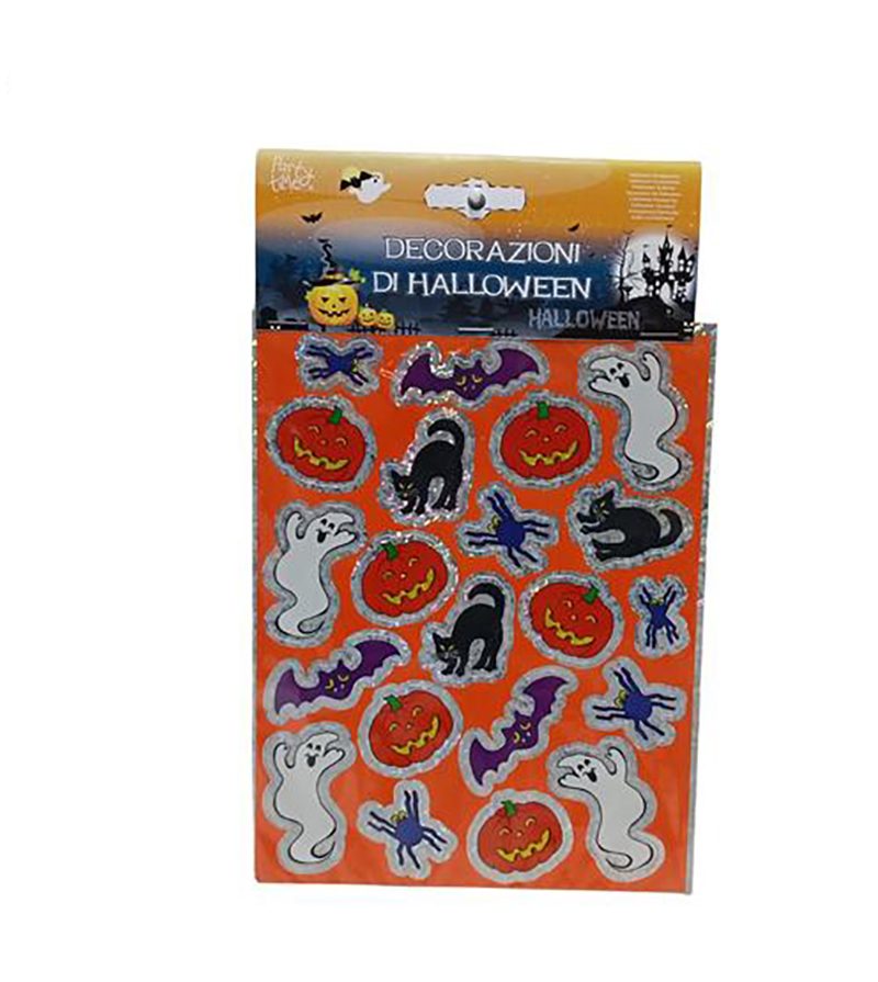 DECORAZIONE HALLOWEEN – Stickers Soggetti Assortiti