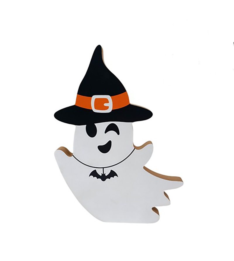 DECORAZIONE HALLOWEEN – Fantasmino in legno