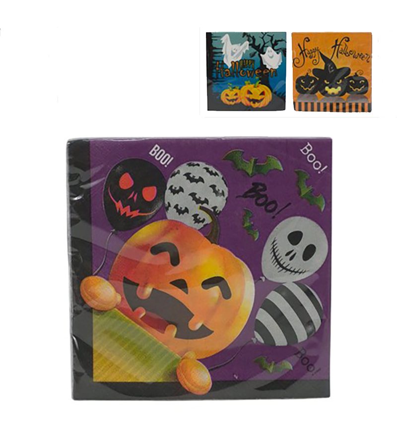 DECORAZIONE HALLOWEEN – Tovaglioli Soggetti Assortiti