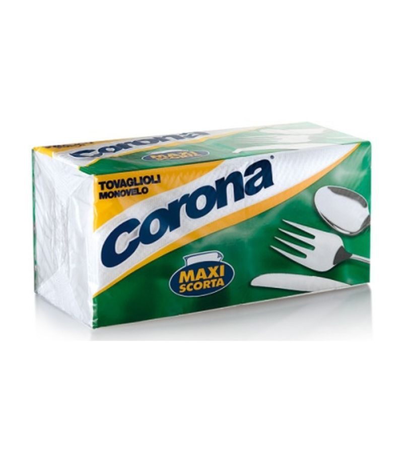 CORONA – Tovaglioli Maxi Scorta Monovelo – 150Pz