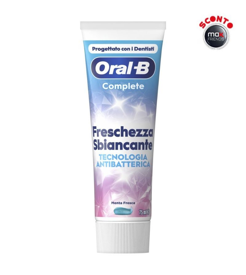 ORAL B – Dentifricio Complete Freschezza Sbiancante – 75Ml
