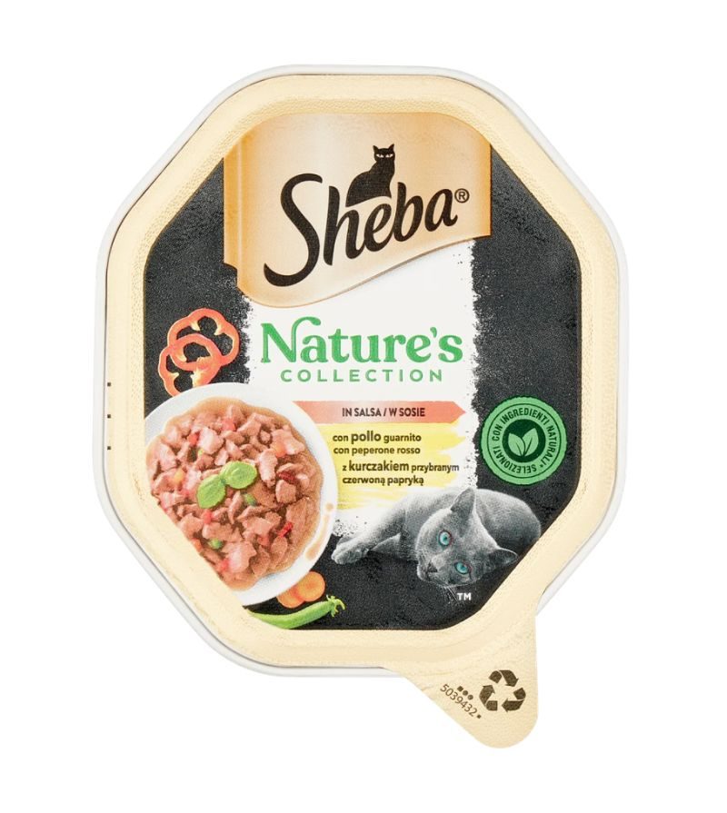 SHEBA – Nature’S Collection Pollo E Peperoni – 85Gr