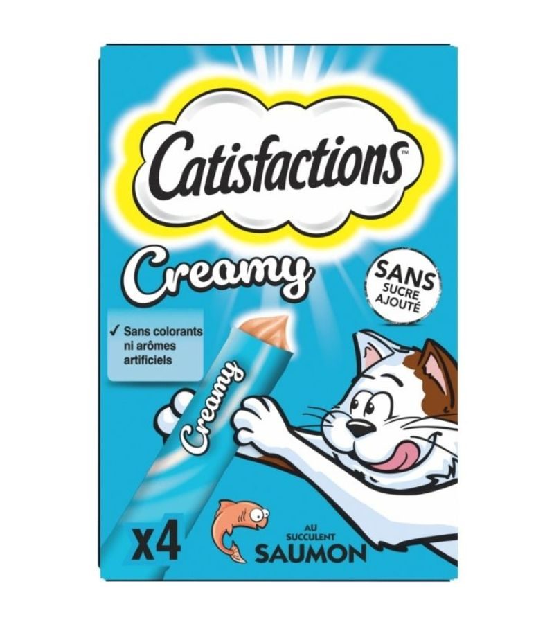 CATISFACTIONS – Creamy Salmone – 4X10Gr