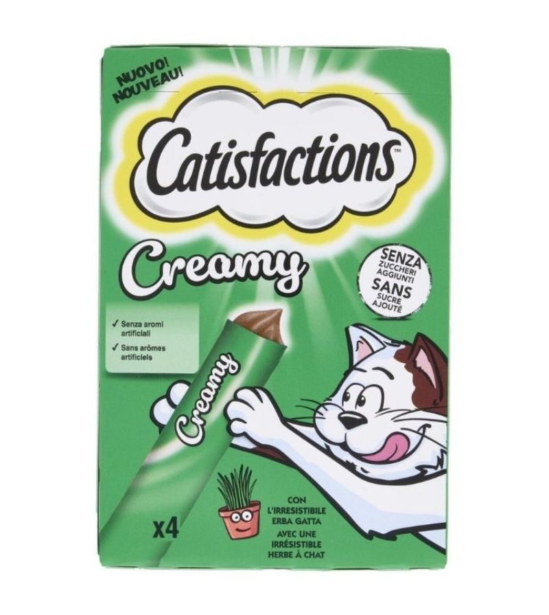 CATISFACTIONS – Creamy Erba Gatta – 4X10Gr