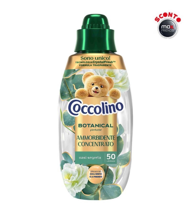 COCCOLINO – Ammorbidente Concentrato Oasi Segreta 50Lav – 750Ml