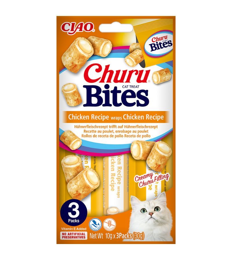 CHURU – Snack Cremoso Con Pollo – 3Pz