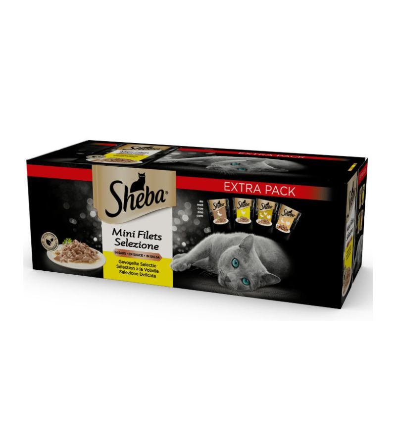 SHEBA – Mini Filets Selezione Delicata In Salsa – 40X85Gr