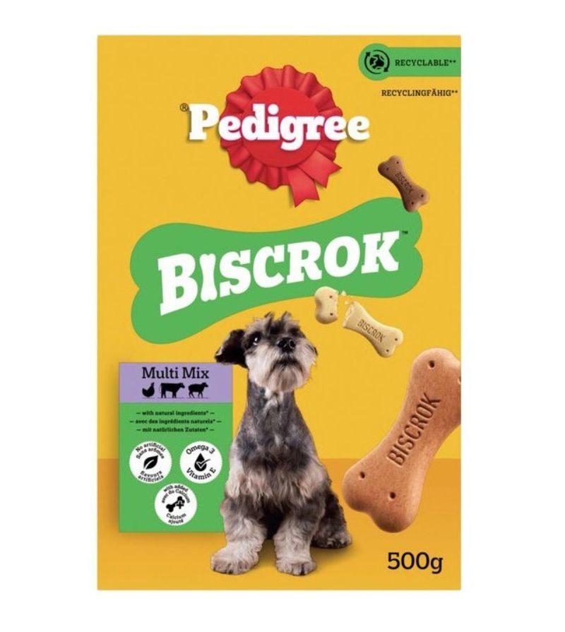 PEDIGREE – Biscrok Biscotti Cane Multi Mix – 500Gr