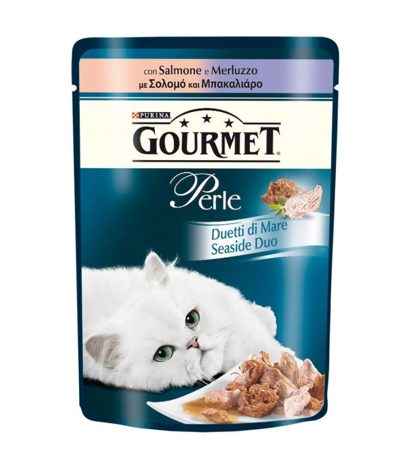 GOURMET – Perle Duetti Di Mare Con Salmone E Merluzzo – 85Gr