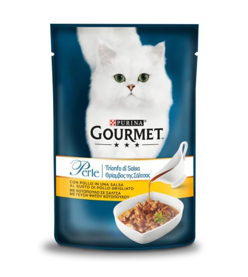 GOURMET – Perle Trionfo Di Salsa Con Pollo – 85Gr