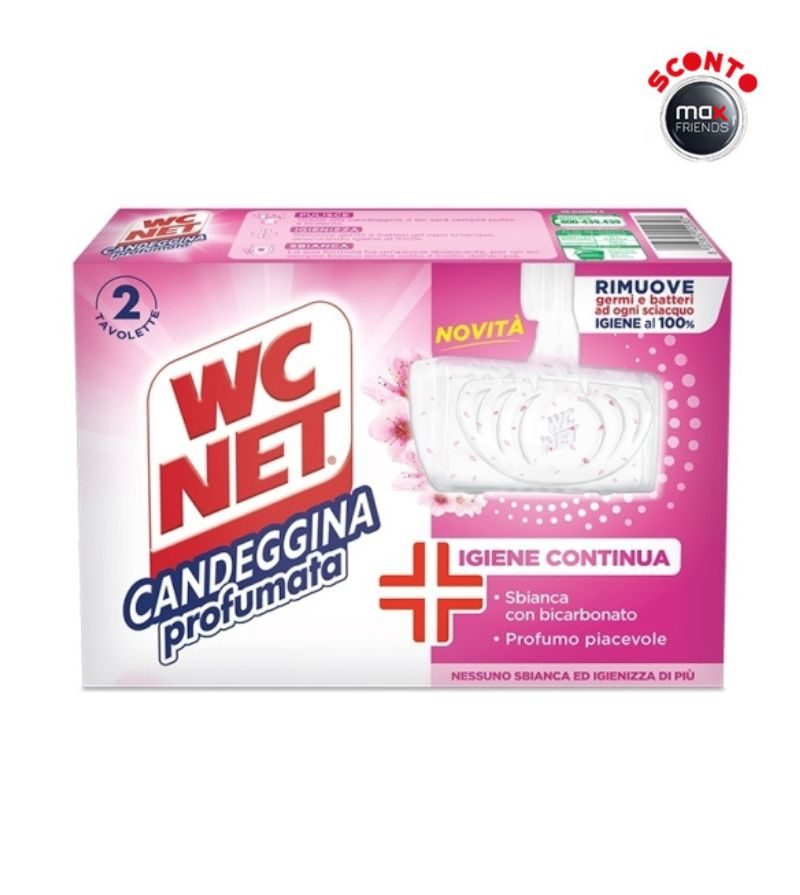 WC NET – Tavoletta Candeggina Profumata – 2Pz