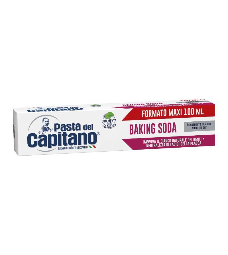 CAPITANO – Dentifricio Baking Soda Bio – 100Ml