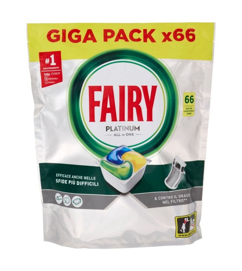 FAIRY – Platinum Caps Lemon – 66Pz
