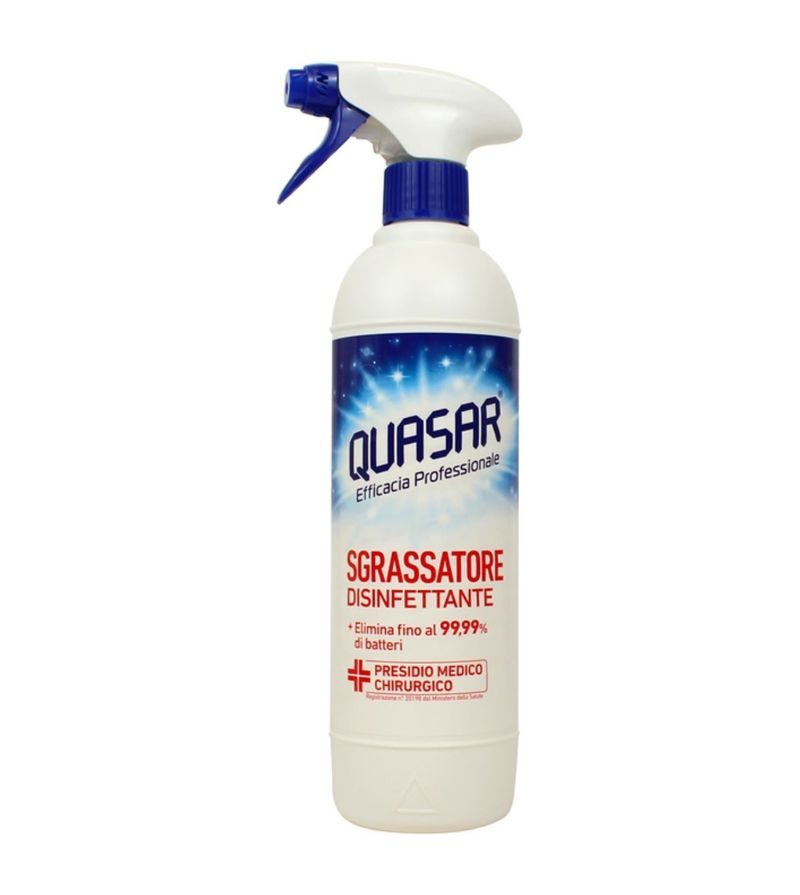 QUASAR – Spray Sgrassatore Disinfettante – 580Ml