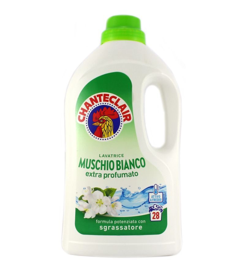 CHANTECLAIR – Detersivo Lavatrice Muschio Bianco 28Lav – 1260Ml