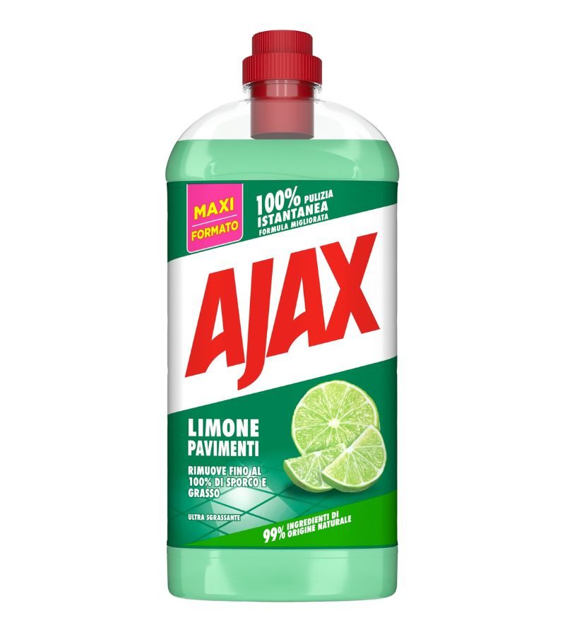 AJAX – Detersivo Pavimenti Limone – 1200Ml