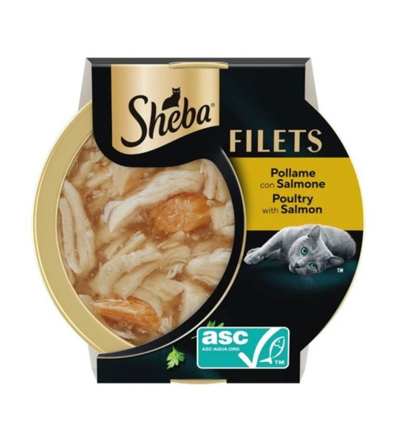 SHEBA – Filets Pesce, Pollame E Salmone – 60 Gr