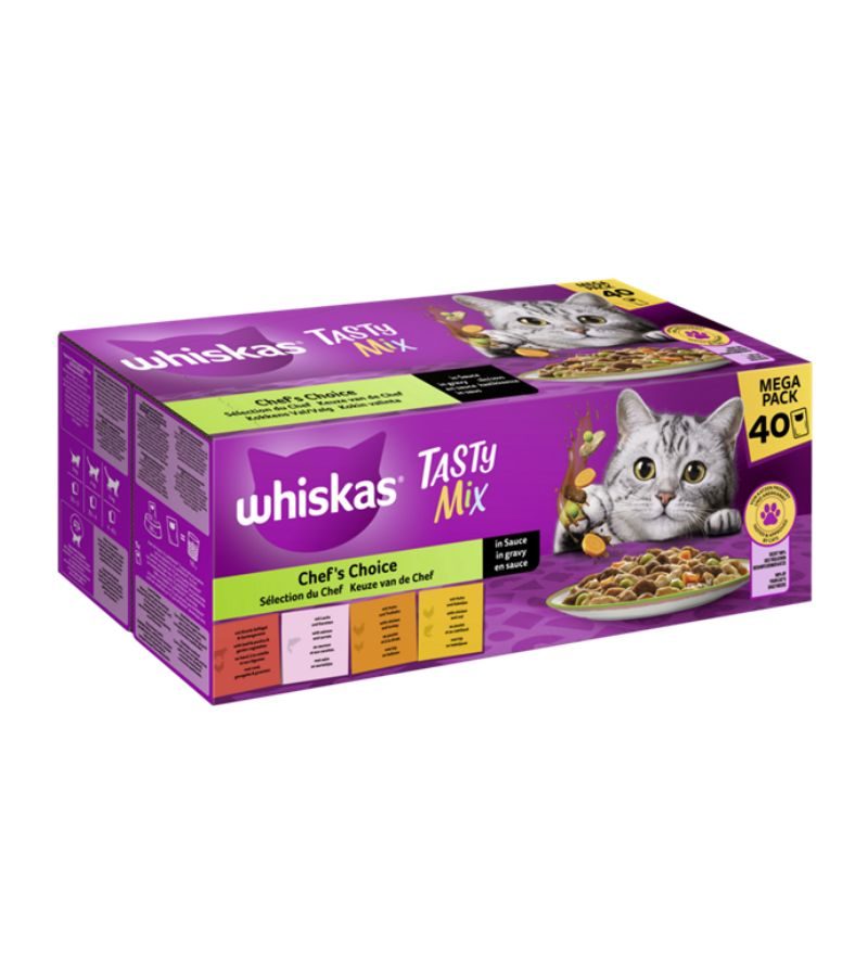 WHISKAS – Tasty Mix Scelta Dello Chef – 40X85Gr