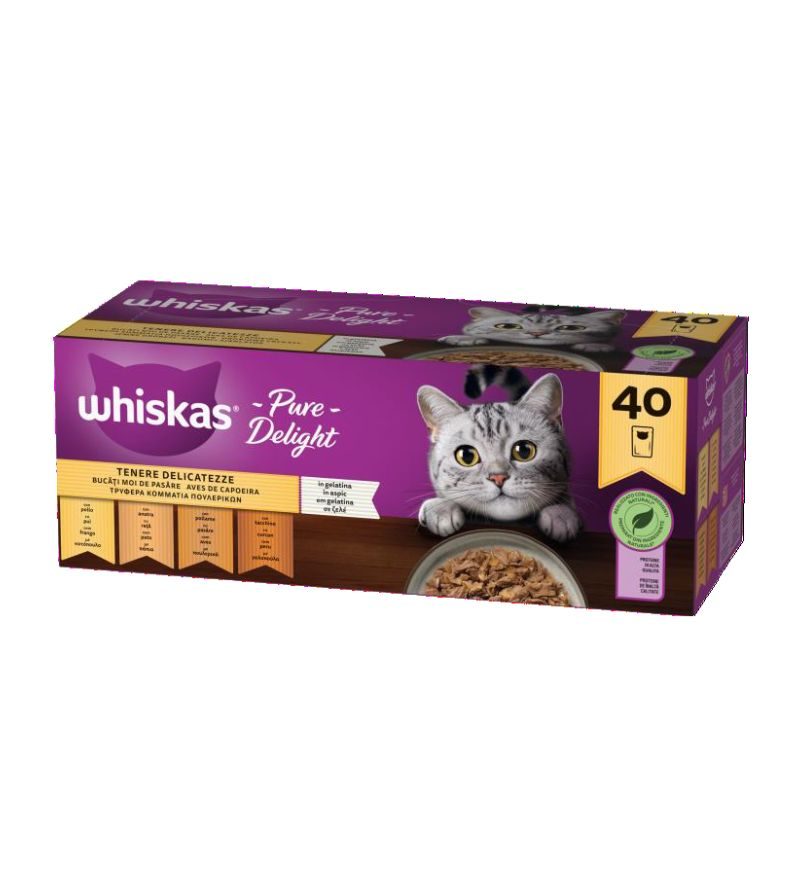 WHISKAS – Pure Deligh Tenere Delicatezze – 40X85Gr
