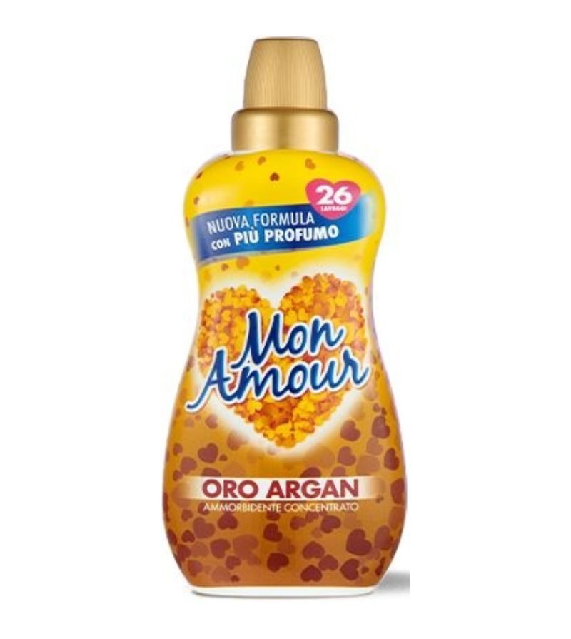 MON AMOUR – Ammorbidente Oro E Argan – 650Ml