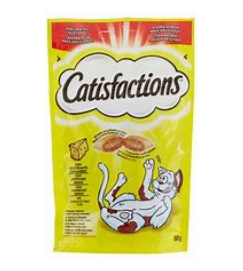 CATISFACTIONS – Snack Con Formaggio – 60 Gr