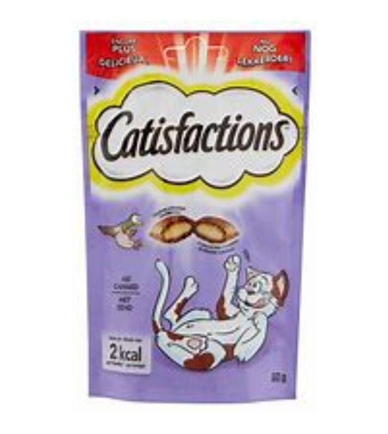 CATISFACTIONS – Snack Con Anatra – 60 Gr