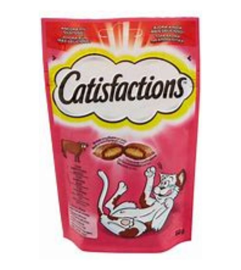CATISFACTIONS – Snack Con Manzo – 60 Gr
