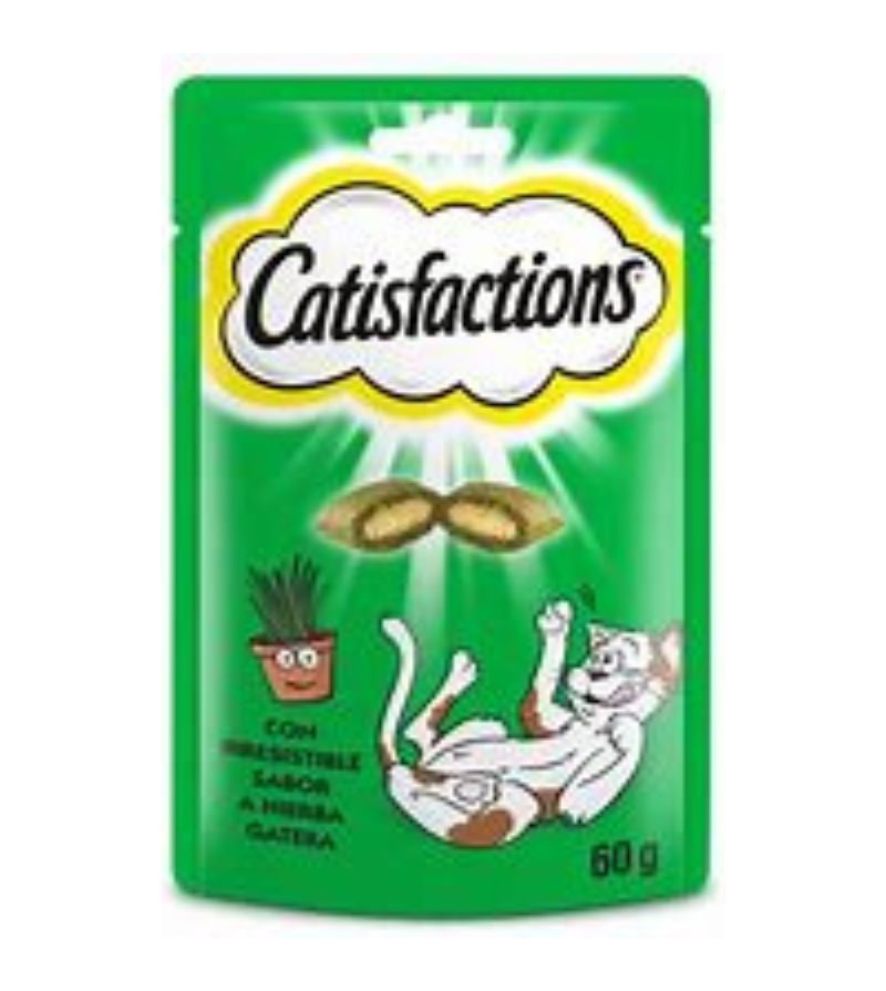 CATISFACTIONS – Snack Con Erba Gatta – 60 Gr