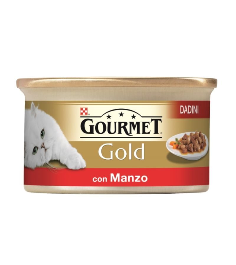 GOURMET GOLD – Dadini In Salsa Con Manzo – 85 Gr