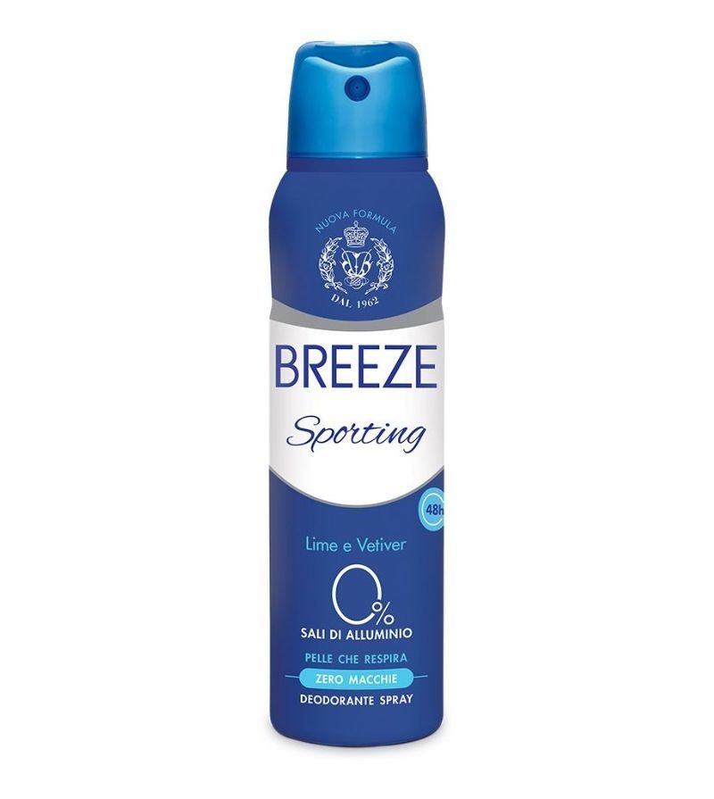 BREEZE – Deodorante Spray Sporting – 150Ml