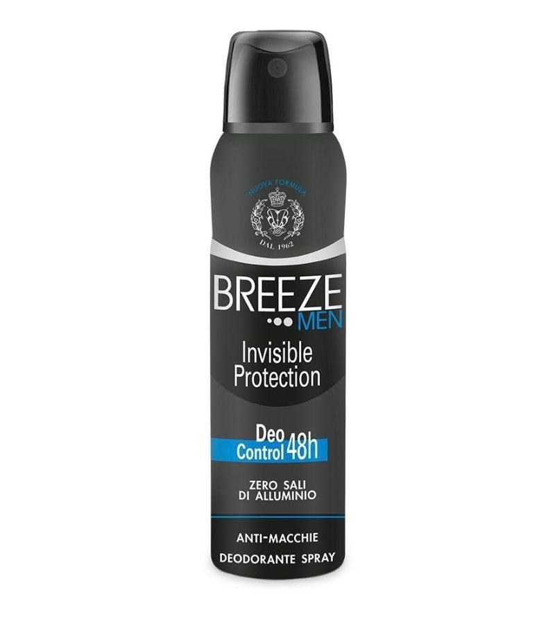 BREEZE – Deodorante Spray Men Invisible Protection – 150Ml
