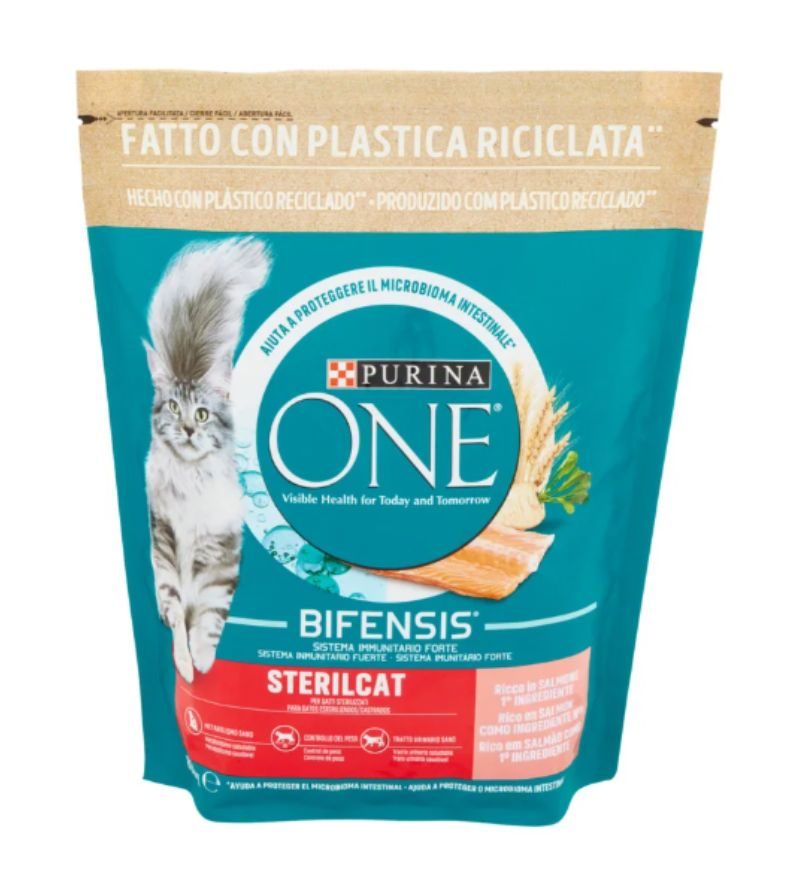 PURINA ONE – Crocchette Sterilcat Salmone – 800 Gr