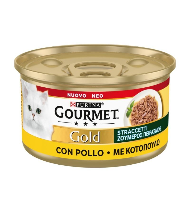 GOURMET GOLD – Straccetti Con Pollo – 85 Gr