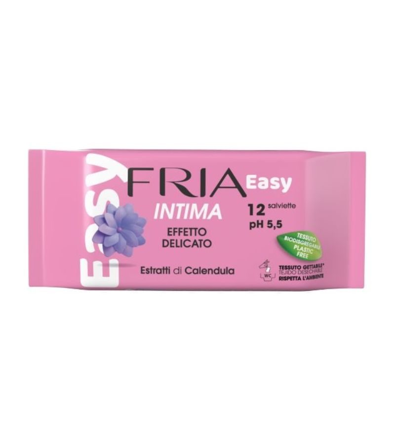 FRIA – Salviettine Intime Calendula. Salvia E Menta – 12Pz
